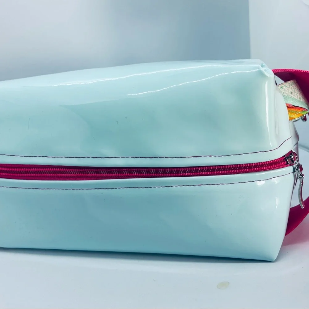 Handmade Unisex Dopp Kit Set Makeup Bag Vegan Leather New